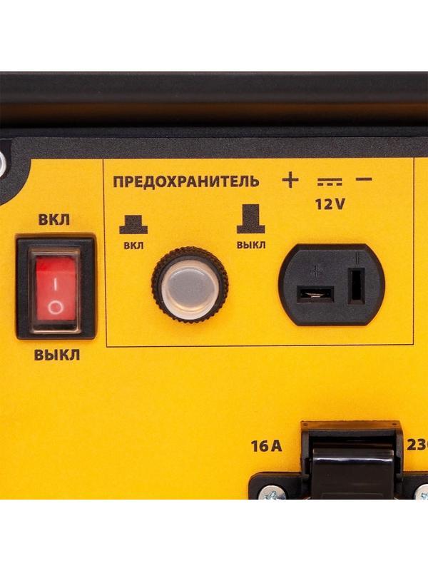 Генератор инверторный GT-3500iF, 3.5 кВт, 230 В, бак 5 л, открытый корпус, ручной старт Denzel