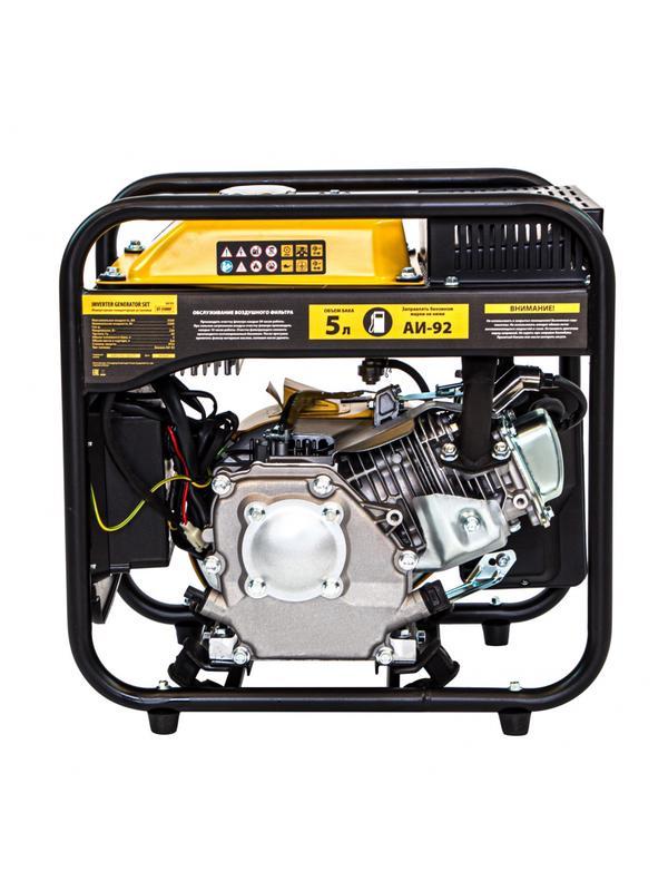 Генератор инверторный GT-3500iF, 3.5 кВт, 230 В, бак 5 л, открытый корпус, ручной старт Denzel