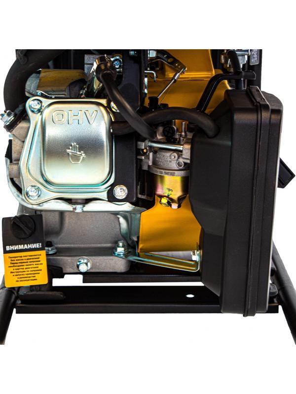 Генератор инверторный GT-3500iF, 3.5 кВт, 230 В, бак 5 л, открытый корпус, ручной старт Denzel