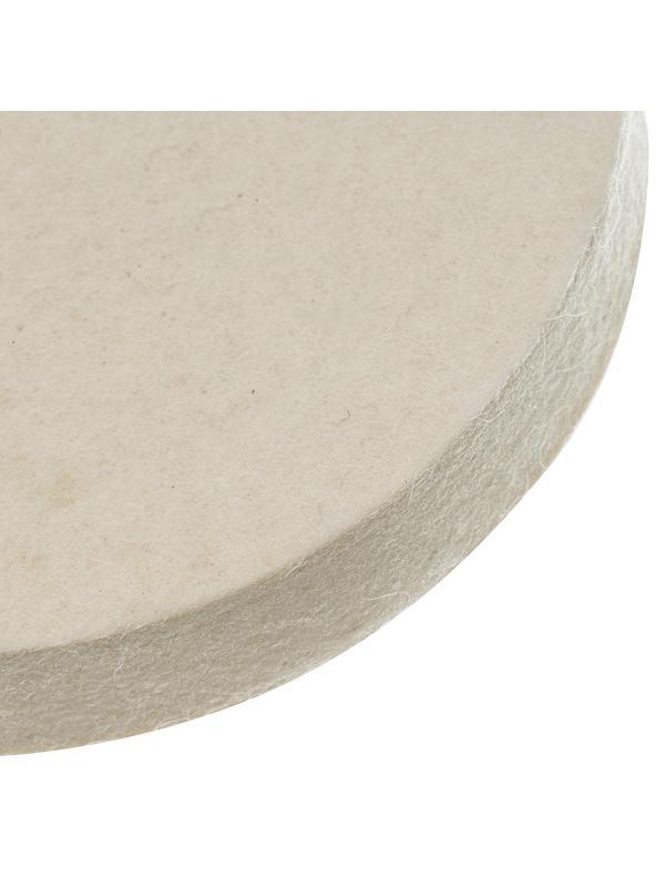 Круг полировальный из натурального войлока, 125 х 20 х 12.7 мм Matrix