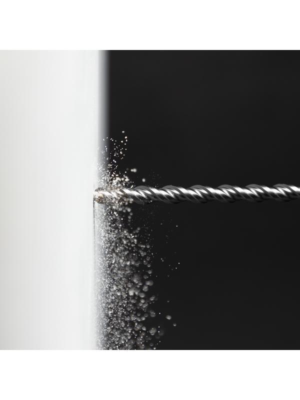 Бур по бетону, двойная спираль, три пылеотводящие кромки, 12 x 600 мм DENZEL