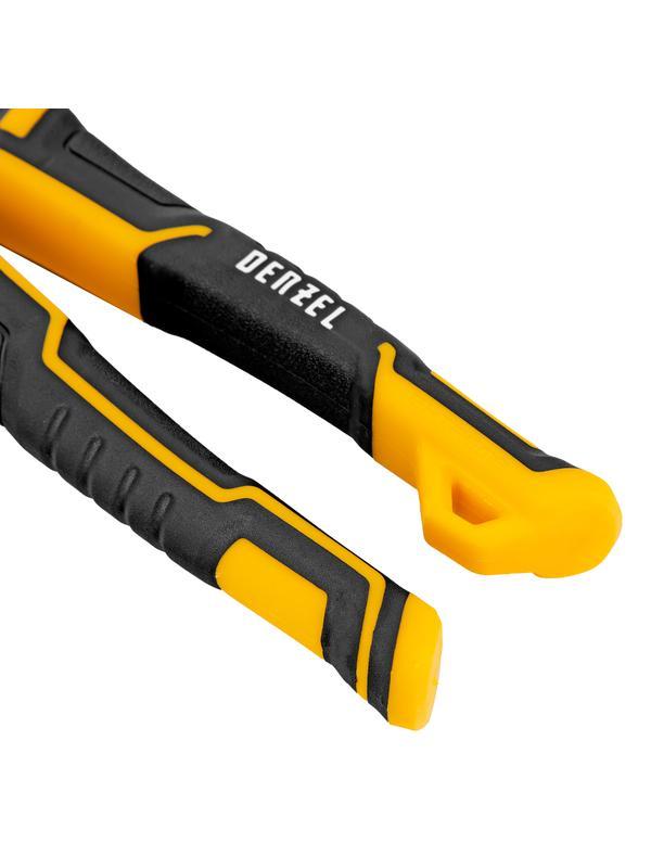 Ножницы по металлу, 270 мм, прямой и левый рез, сталь-СrMo, трехкомпонентные рукоятки Denzel