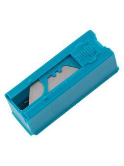 Лезвия, 19 мм, трапециевидные, пластиковый пенал, 12 шт Gross