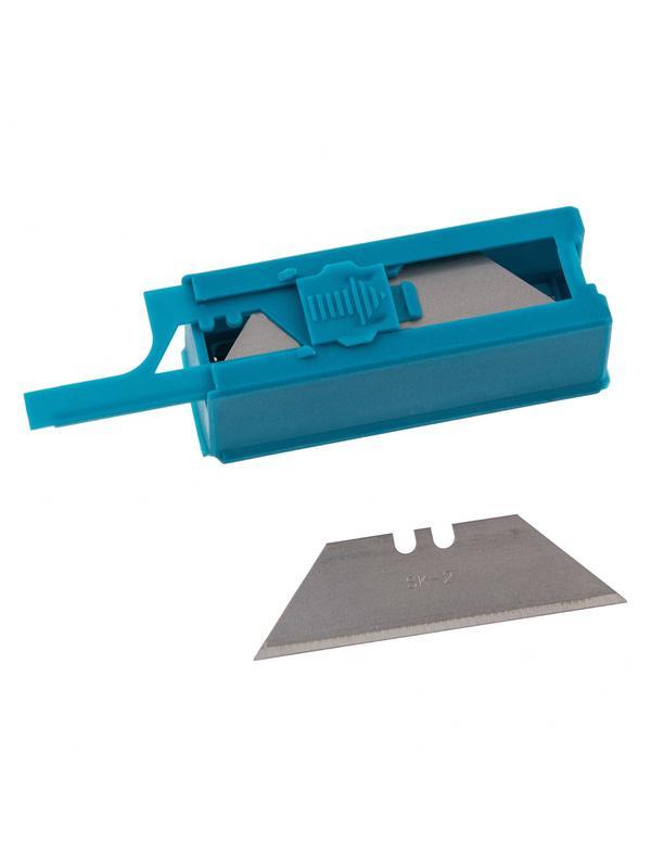 Лезвия, 19 мм, трапециевидные, пластиковый пенал, 12 шт Gross