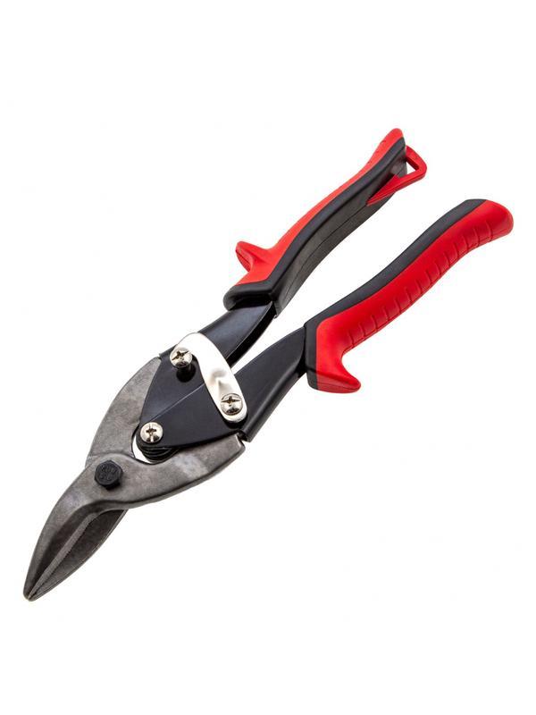 Ножницы по металлу, 250 мм, правые, обрезиненные рукоятки Matrix