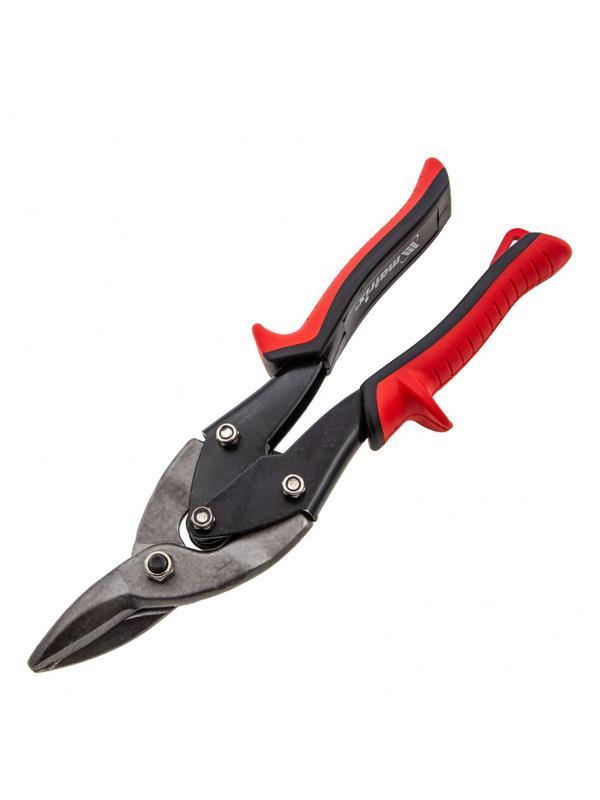 Ножницы по металлу, 250 мм, правые, обрезиненные рукоятки Matrix