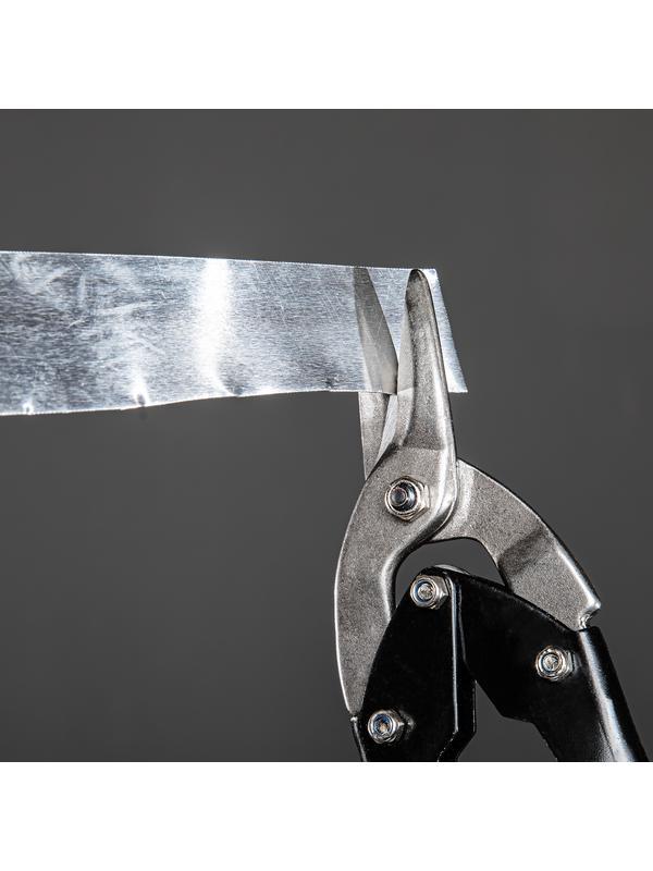 Ножницы по металлу, 250 мм, правые, обрезиненные рукоятки Matrix