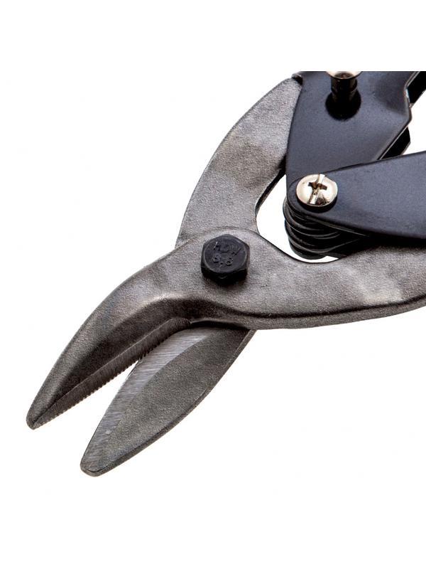 Ножницы по металлу, 250 мм, правые, обрезиненные рукоятки Matrix