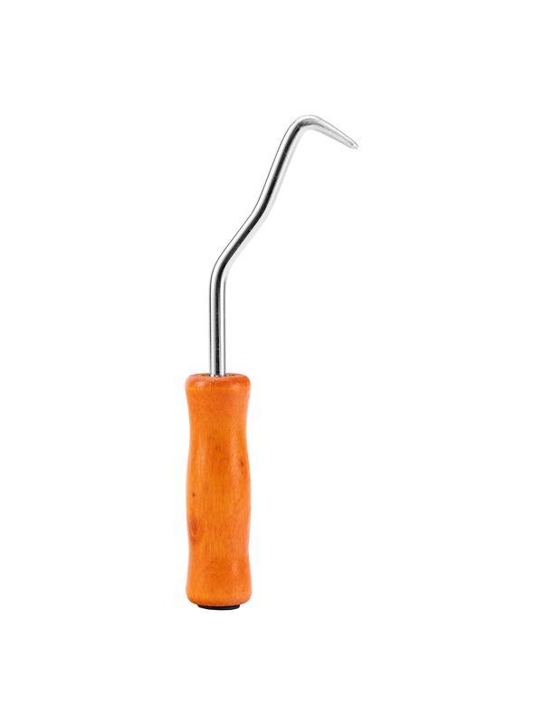 Крюк для вязки арматуры, 210 мм, деревянная рукоятка Сибртех