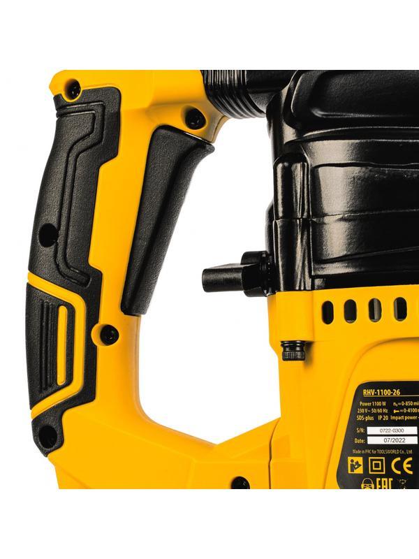 Перфоратор электрический RHV-1100-26, SDS-plus, 1100 Вт, 4 Дж, 3 режима Denzel