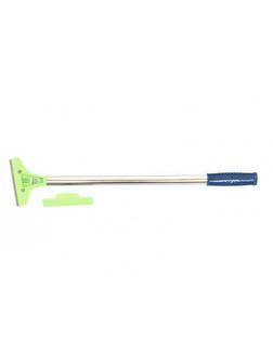 Скребок, фиксированное лезвие 100 мм, металлическая обрезиненная ручка, 500 мм Сибртех