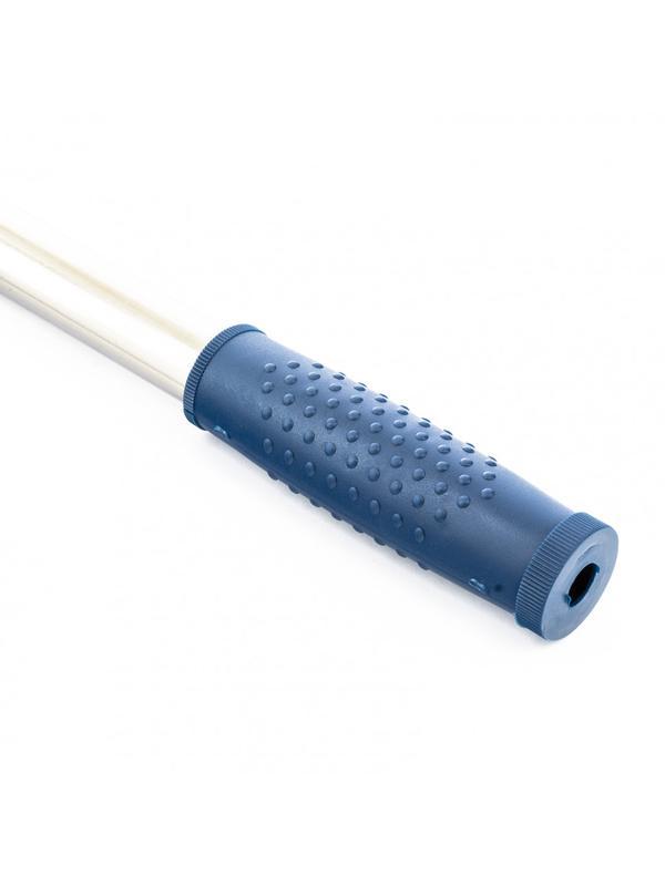 Скребок, фиксированное лезвие 100 мм, металлическая обрезиненная ручка, 500 мм Сибртех