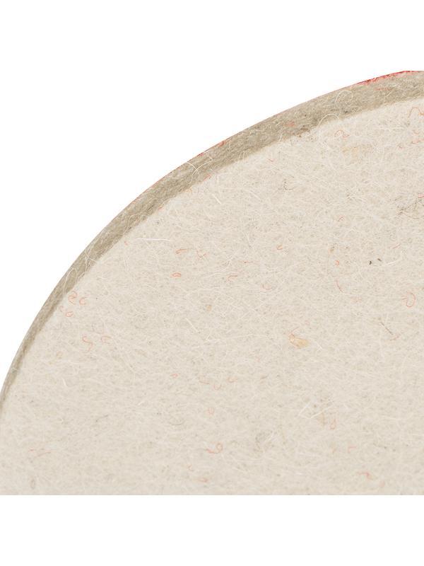 Диск полировальный из натурального войлока, 