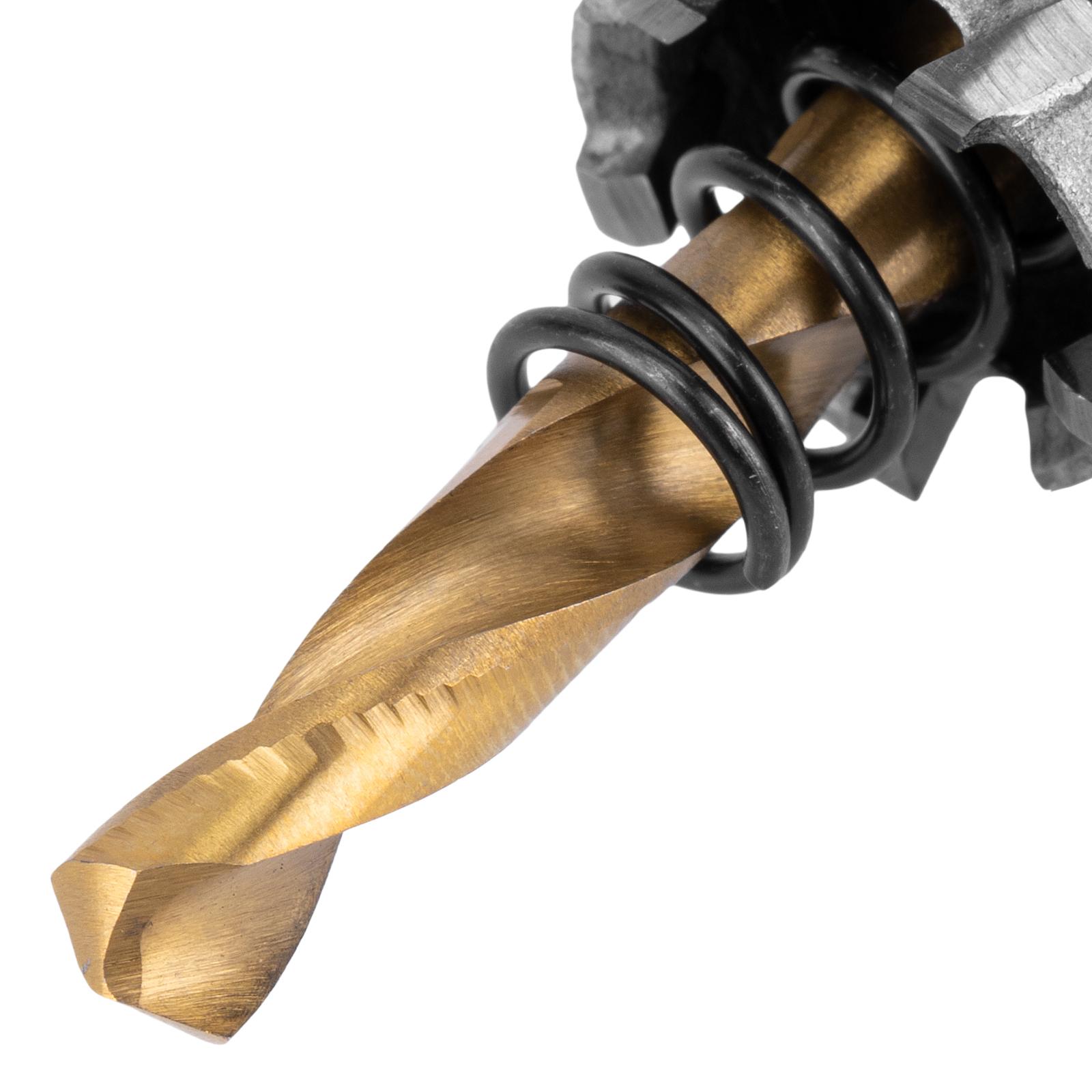 Коронка по металлу твердосплавная, 21 мм Denzel