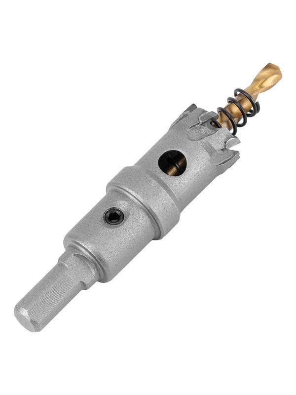 Коронка по металлу твердосплавная, 21 мм Denzel