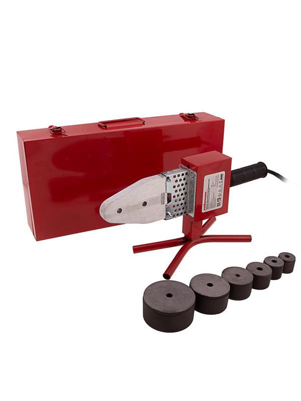 Аппарат для сварки пластиковых труб К W 800, 800 Вт, 300 °C, 20-25-32-40-50-63 мм, металлический кейс Kronwerk