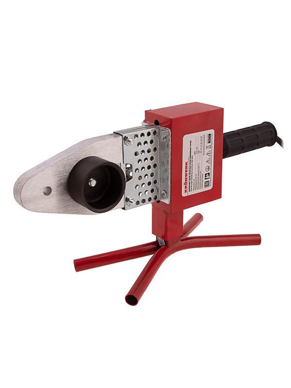 Аппарат для сварки пластиковых труб К W 800, 800 Вт, 300 °C, 20-25-32-40-50-63 мм, металлический кейс Kronwerk