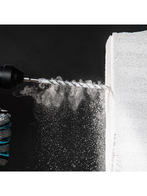 Набор буров по бетону, 6-8-10 х 160, 8-10-12 х 210, 10-12-14 х 260 мм, зубила 4 шт, SDS Plus Matrix