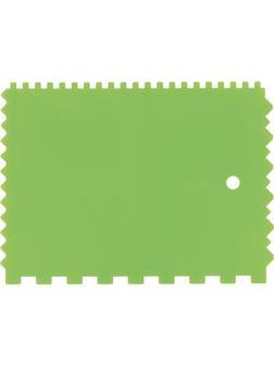 Шпатель для клея, пластмассовый, 130 х 170 мм, зубчатый Сибртех