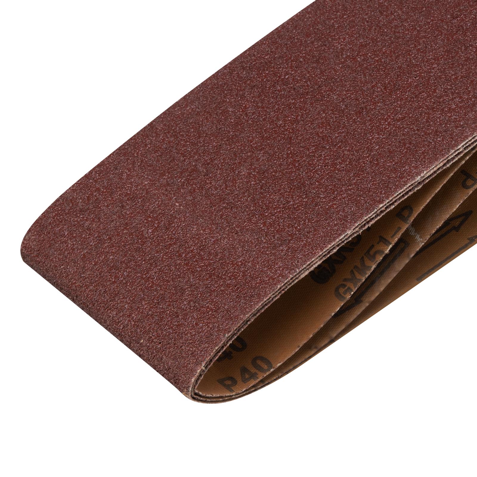 Лента абразивная бесконечная, P 40, 100 х 610 мм, 3 шт Matrix