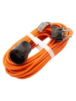 Удлинитель-шнур силовой 10 м, 16А, тип УХ16, ПВС, 1 розетка без заземления Сибртех