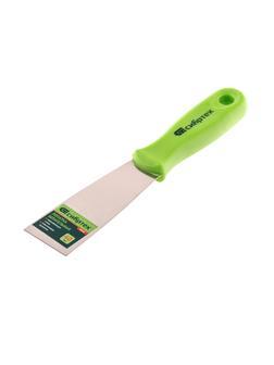 Шпательная лопатка из нержавеющей стали, 40 мм, пластмассовая ручка Сибртех