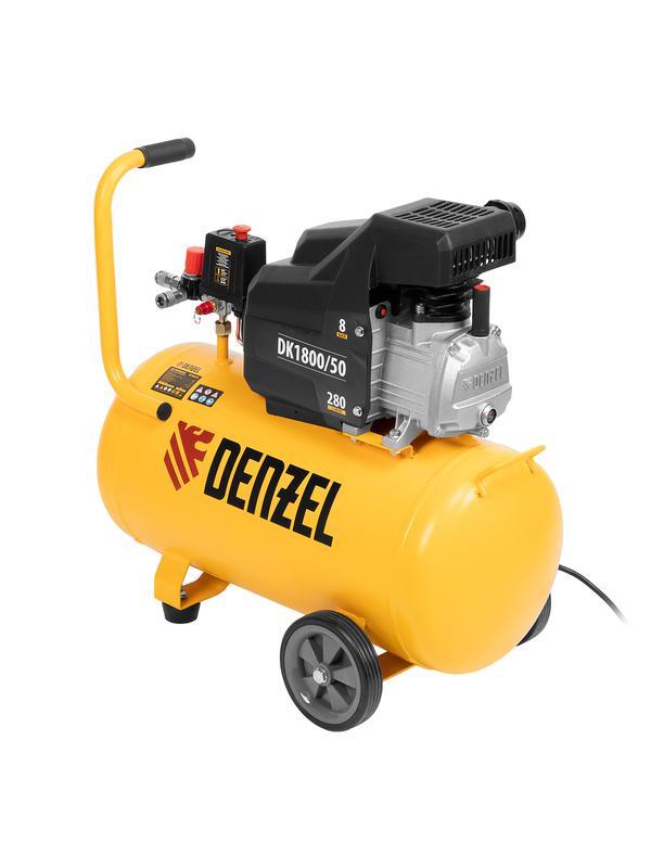 Компрессор воздушный DK1800/50, Х-PRO 1.8 кВт, 280л/мин, 50л Denzel