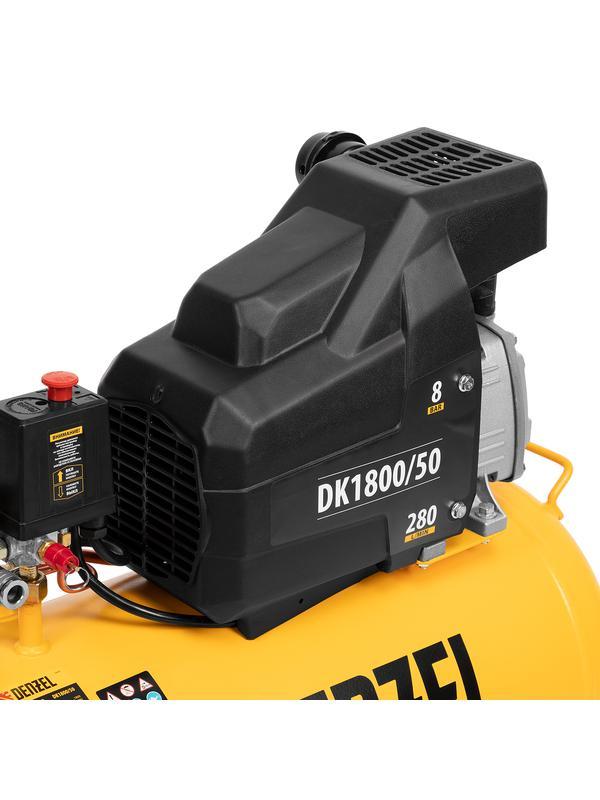 Компрессор воздушный DK1800/50, Х-PRO 1.8 кВт, 280л/мин, 50л Denzel