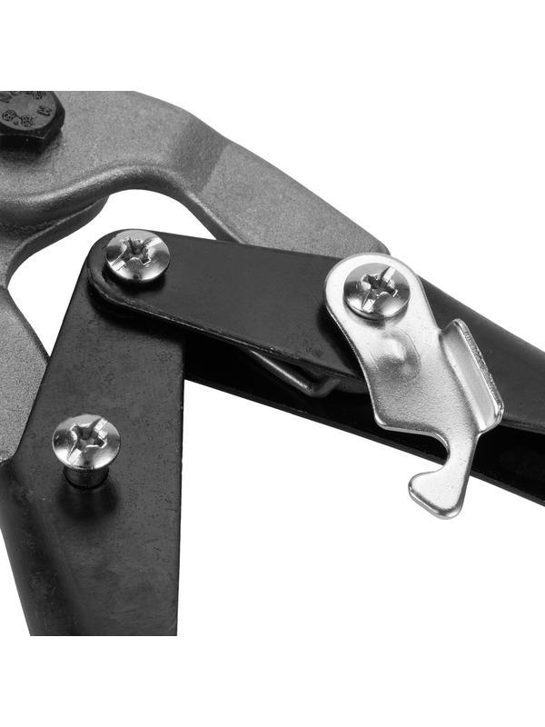 Ножницы по металлу, 250 мм, пряморежущие, обливные рукоятки Sparta