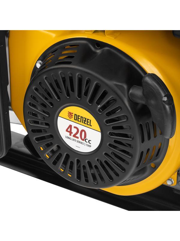 Генератор бензиновый PS 70 EA, 7.0 кВт, 230 В, 25 л, коннектор автоматики, электростартер Denzel