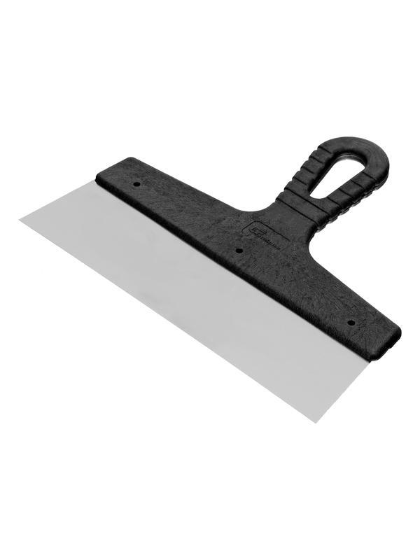 Шпатель фасадный из нержавеющей стали, 250 мм, пластмассовая ручка Сибртех