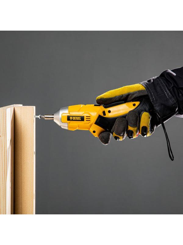 Отвертка аккумуляторная CSL-3.6-02, Li-Ion, 3.6 В, 1.3 А*ч, в блистере Denzel