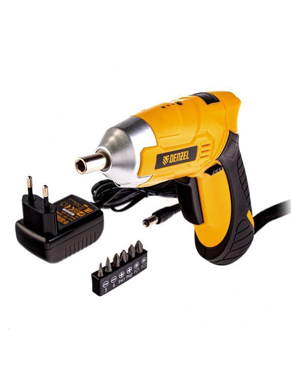 Отвертка аккумуляторная CSL-3.6-02, Li-Ion, 3.6 В, 1.3 А*ч, в блистере Denzel