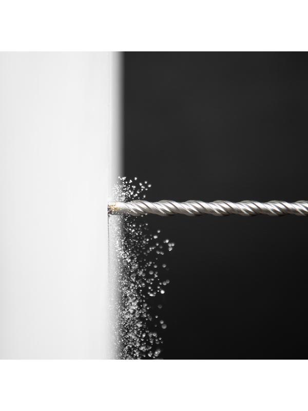 Бур по бетону, двойная спираль, три пылеотводящие кромки, 6 x 260 мм DENZEL