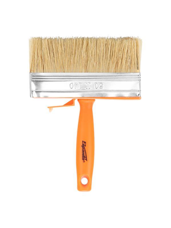 Кисть-ракля, 50 х 140 мм, натуральная щетина, пластмассовый корпус, пластмассовая ручка Sparta