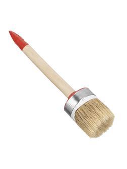 Кисть круглая, Профи №16 (55 мм), натуральная щетина, деревянная ручка MTX