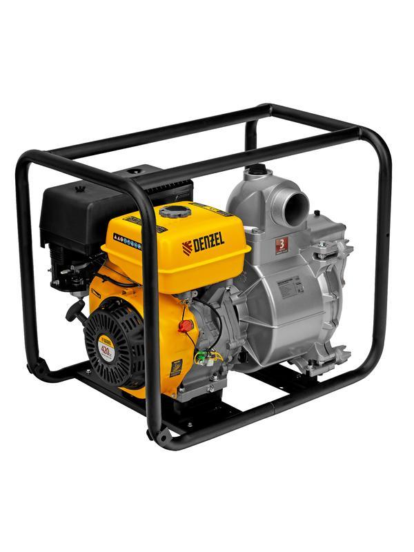 Мотопомпа бензиновая для грязной воды PX-80D, 15 л.с, 3