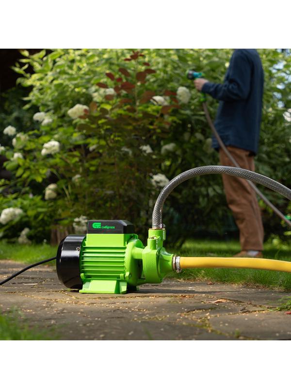 Садовый поверхностный насос СПН450-Ч, 450 Вт, напор 40 м, 2100 л/ч, чугун Сибртех