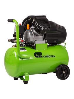 Компрессор воздушный КК-2200/50, 2.2 кВт, 350 л/мин, 50 л, прямой привод, масляный Сибртех