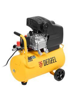 Компрессор воздушный DC1500/24, прямой привод, 1.5 кВт, 24 литра, 220 л/мин Denzel