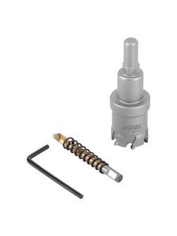 Коронка по металлу твердосплавная, 27 мм Denzel