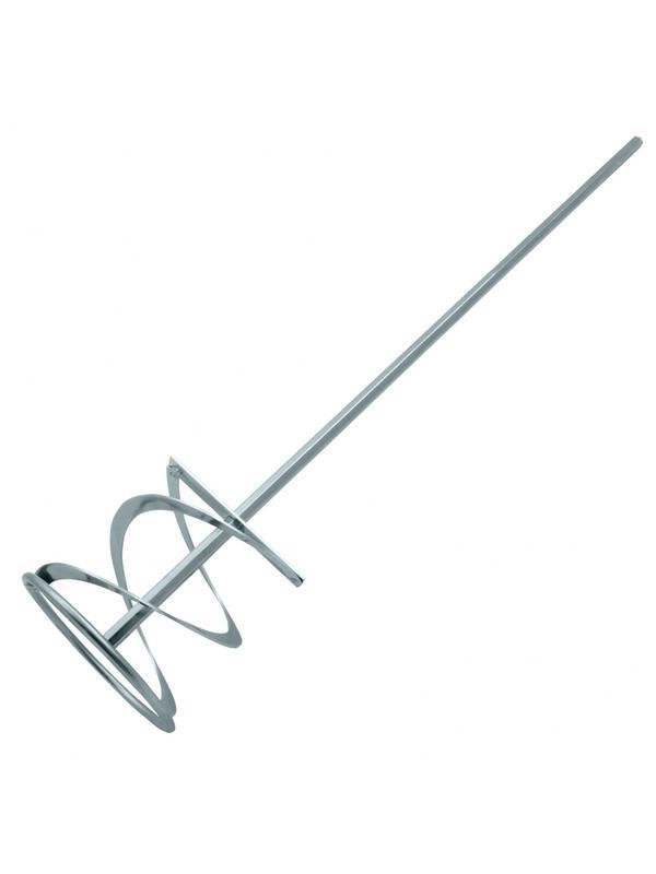 Миксер для красок и штукатурных смесей, 120 х 600 мм, оцинкованный, шестигранный хвостовик 10мм Denzel