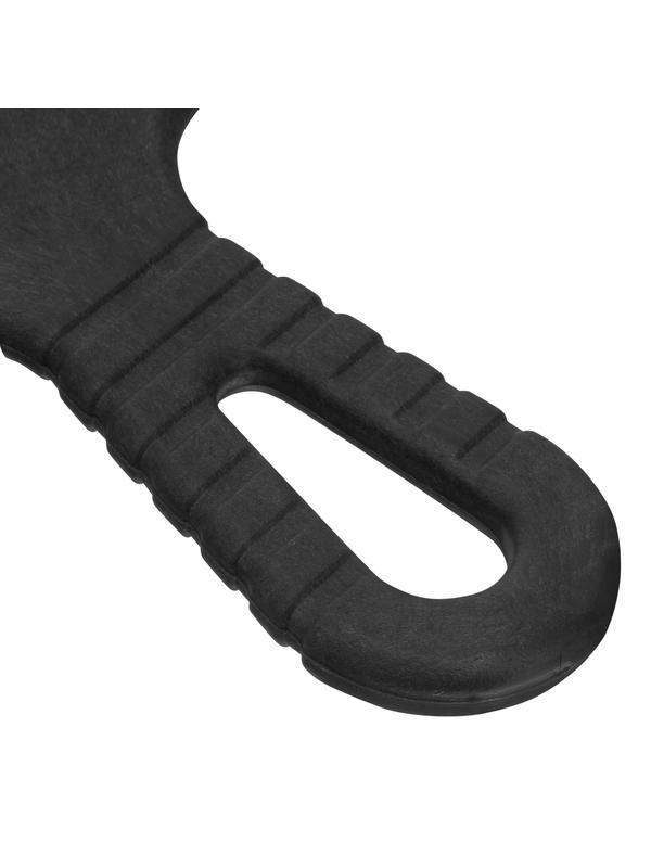 Шпатель из нержавеющей стали, 300 мм, зуб 10 х 10 мм, пластмассовая ручка Сибртех