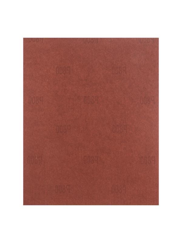 Шлифлист на бумажной основе, P 800, 230 х 280 мм, 10 шт, водостойкий Matrix