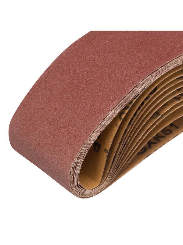 Лента абразивная бесконечная, P 100, 75 х 457 мм, 10 шт Matrix