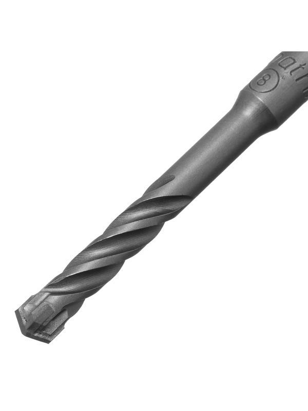 Бур по бетону, 8 x 110 мм, SDS Plus c крестовой пластиной Matrix