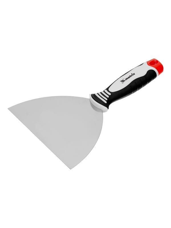 Шпательная лопатка из нержавеющей стали, 150 мм, трехкомпонентная ручка Matrix