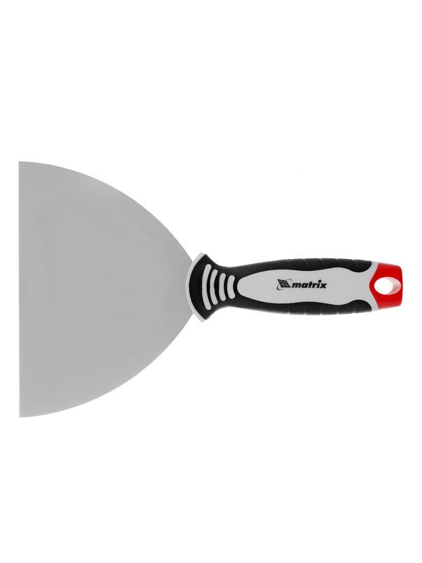Шпательная лопатка из нержавеющей стали, 150 мм, трехкомпонентная ручка Matrix