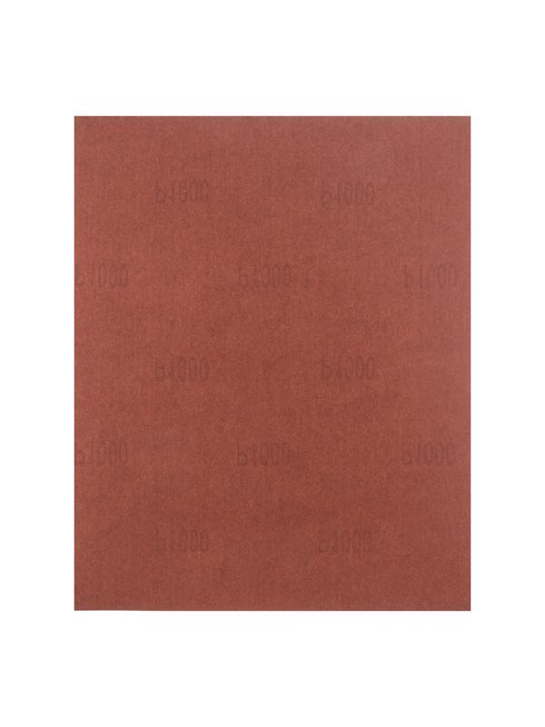 Шлифлист на бумажной основе, P 1000, 230 х 280 мм, 10 шт, водостойкий Matrix