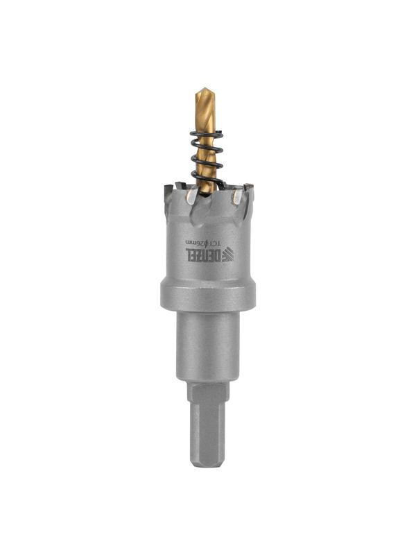 Коронка по металлу твердосплавная, 26 мм Denzel